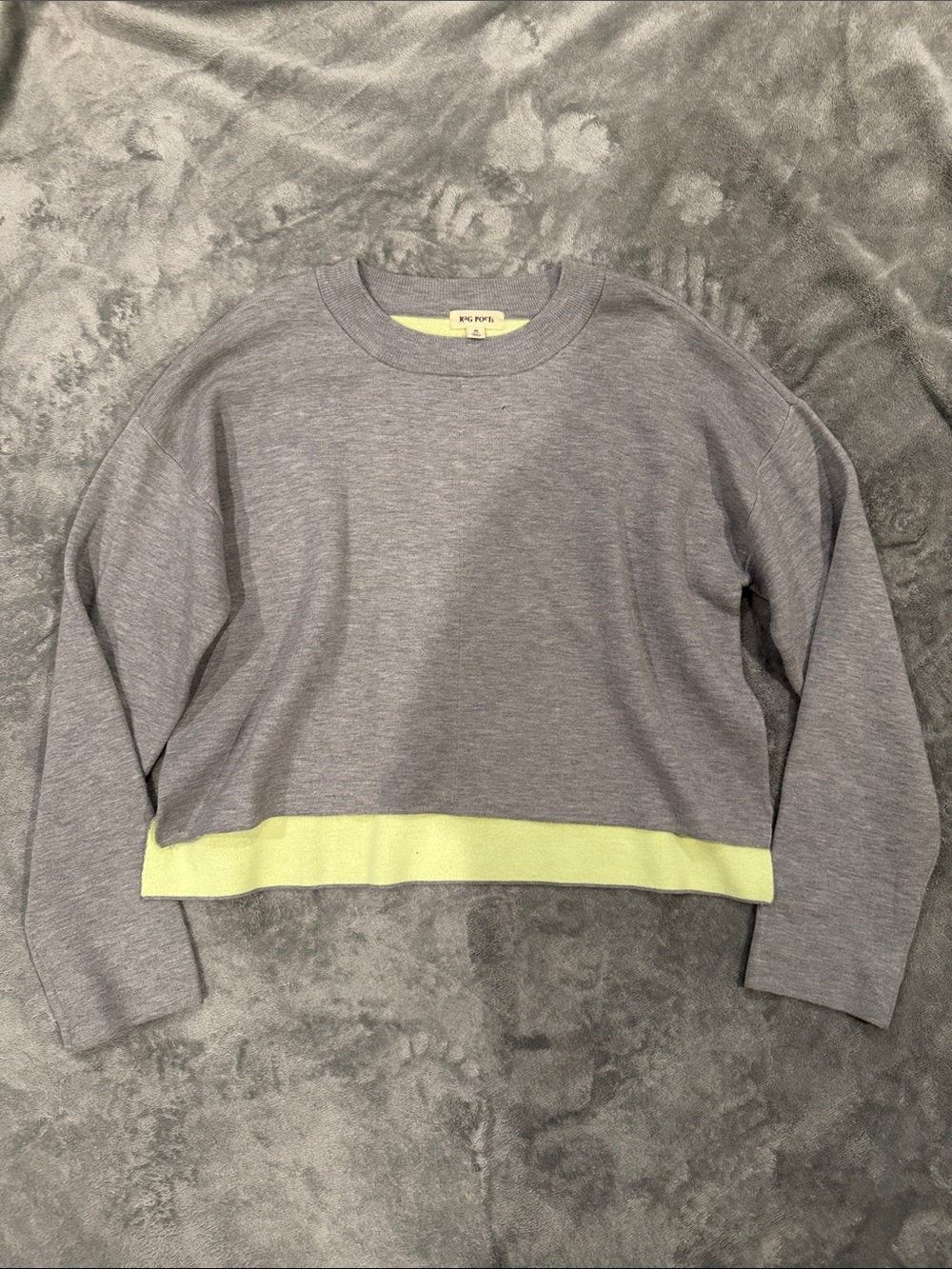 Rag Poets - Sweater (Gray and Green)